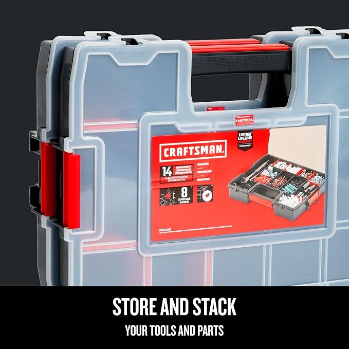 CRAFTSMAN Tool Organizer, Lid Includes Secure Latch - Image 4