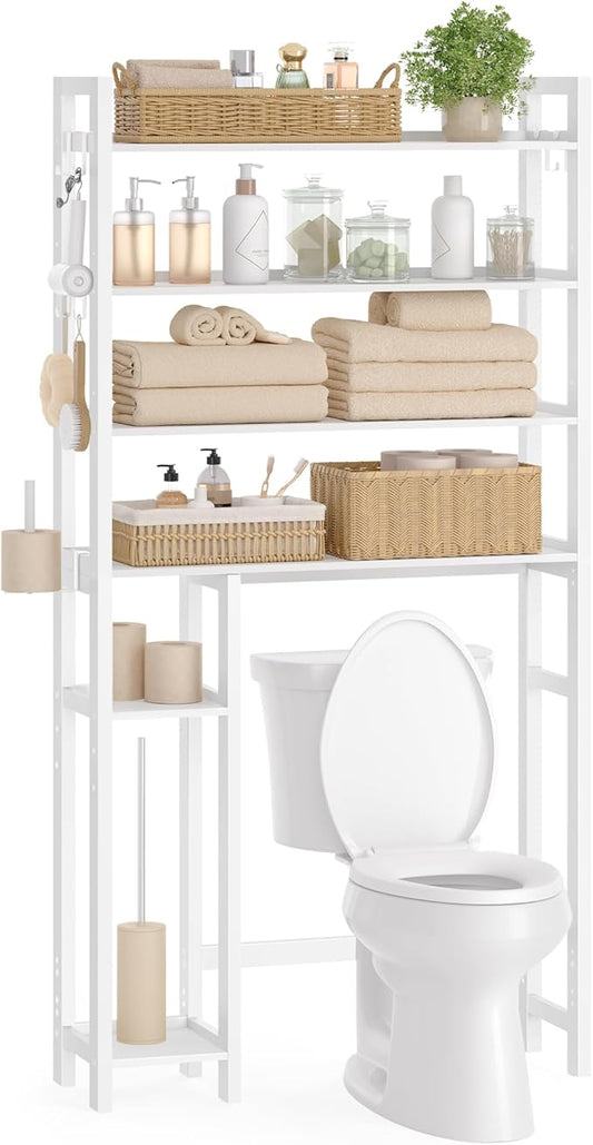SONGMICS Over the Toilet Storage, 4-Tier Over Toilet Bathroom Organizer by Unknown