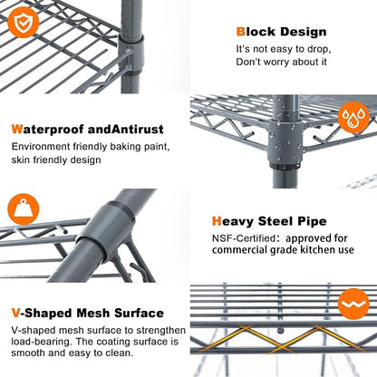 Land Guard 5 Tier Storage Racks and Shelving - Image 4