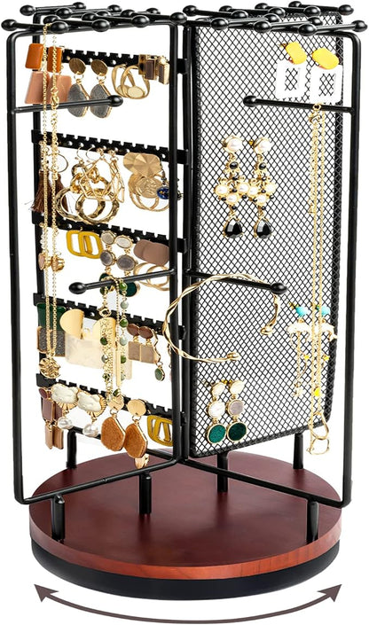 ProCase Rotating Jewelry Organizer Stand Earring Holder Organizer by ProCase