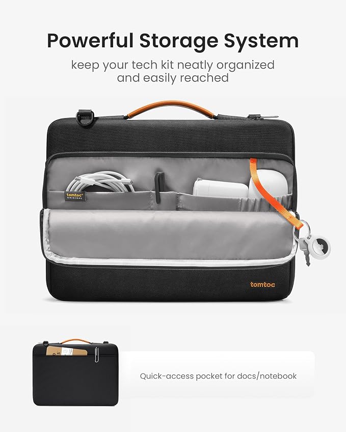 tomtoc 360 Protective Laptop Shoulder Bag - Image 2