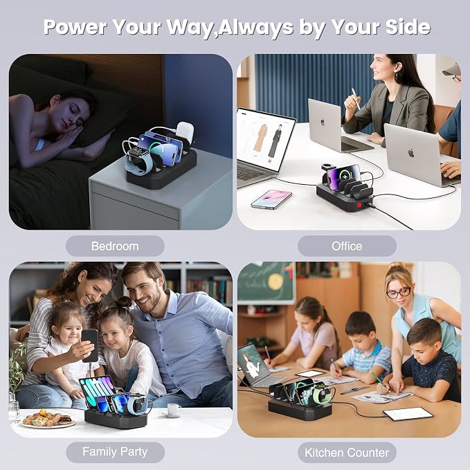190W Fast Charging Station for Multiple Devices【Efficient & Safe Charging】 6 - Image 6