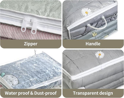 10 PCS Clear Zippered Storage Bags - Image 3