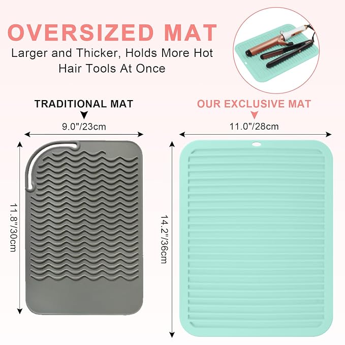 AMIJEAL Oversize Silicone Heat Resistant Mat - Image 3