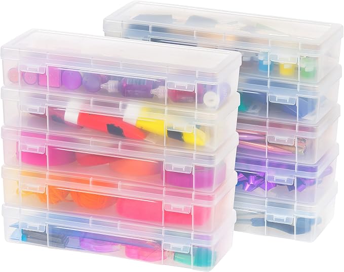 IRIS USA Pencil Case Box Storage Container by IRISUSA