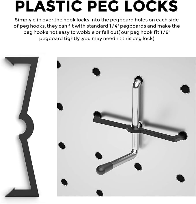 INCLY Pegboard Hooks Set for Hanging Tools - Image 9