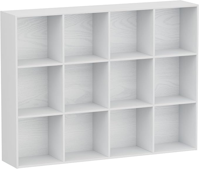 12 Cube Storage Organizer, Wooden Cube Shelves - Image 9