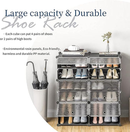 Aeitc 100 Pair Shoe Rack Organizer - Image 4