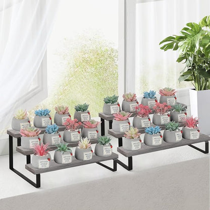 YINMIT Wooden Display Riser Stand, Tiered Perfume and Cologne Organizer Stand - Image 6