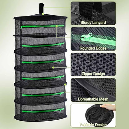 6 Layer 24" Herb Drying Rack Hanging - Image 3