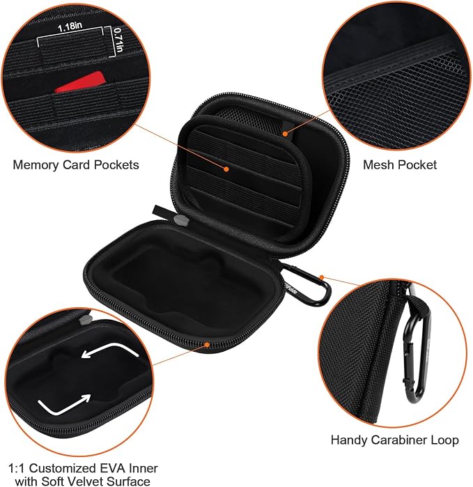 Hard Case for SanDisk Extreme Portable SSD 500GB 1TB 2TB 4TB 8TB External Solid - Image 3