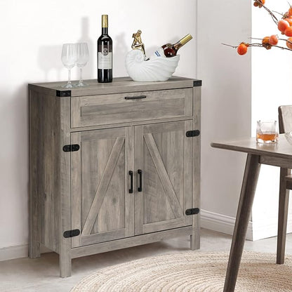 VINGLI Modern Farmhouse Sideboard Buffet Cabinet - Image 6