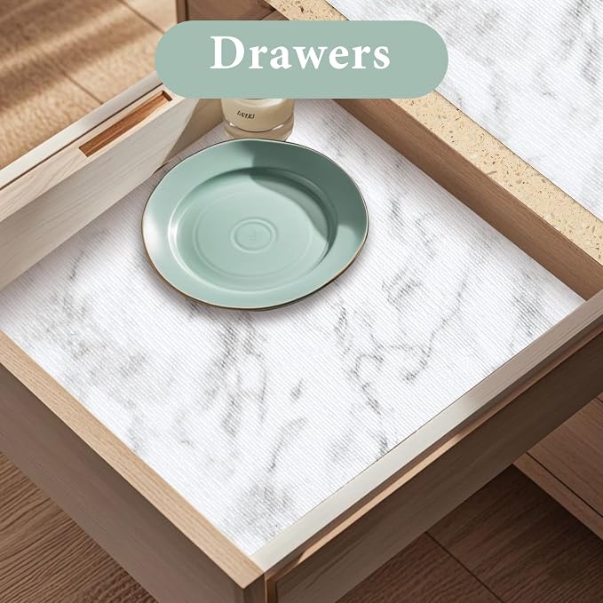 2-Layer Drawer and Shelf Liner for Kitchen Cabinet: 35.4 in X 19.69 Ft Non Slip - Image 3