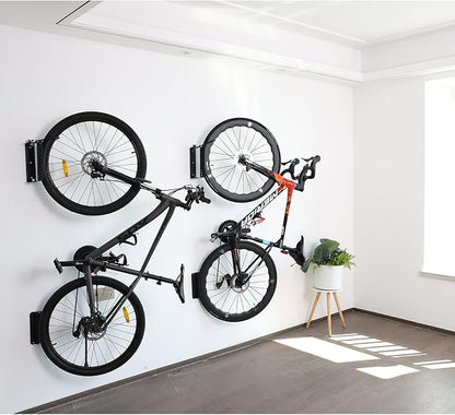 PHUNAYA All Metal Bike Wall Mount Vertical, Swivel Bike Hangers - Image 5