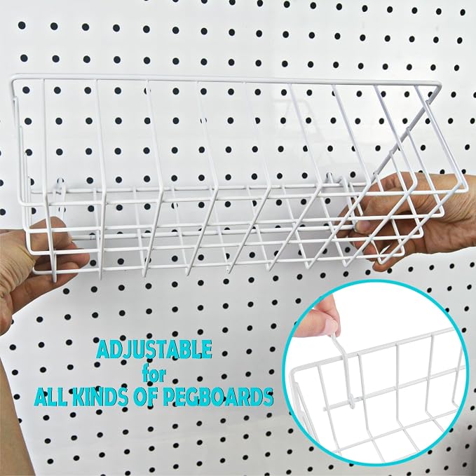 G.CORE Peg Board Organizer 21 Pack, Pegboard Accessories - Image 3