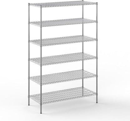 24" Deep x 54" Wide x 86" Height Wire Shelving Kit | 6-Tier | NSF Commercial by Regal+Altair