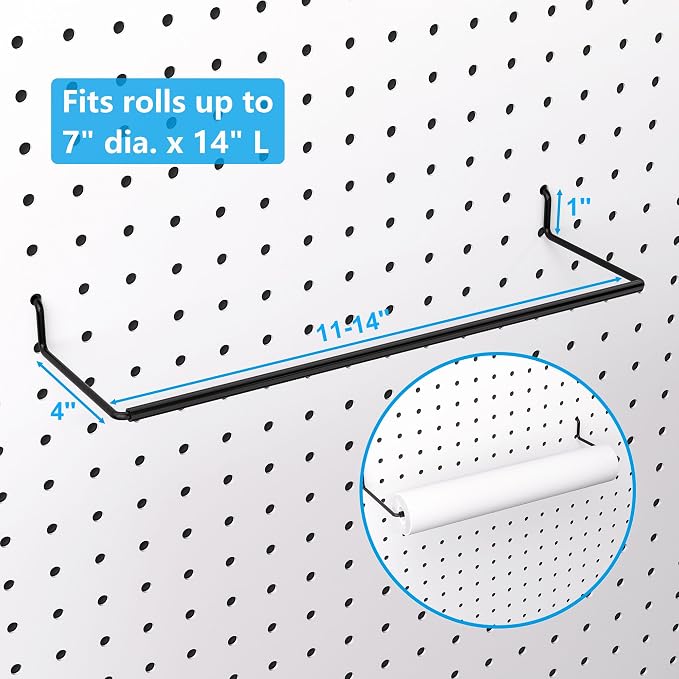 FRIMOONY Peg Board Organizer Accessories, Pegboard Hook Locks, - Image 4
