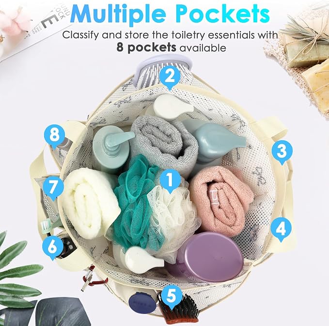 Fammart Mesh Shower Caddy Portable - Image 4