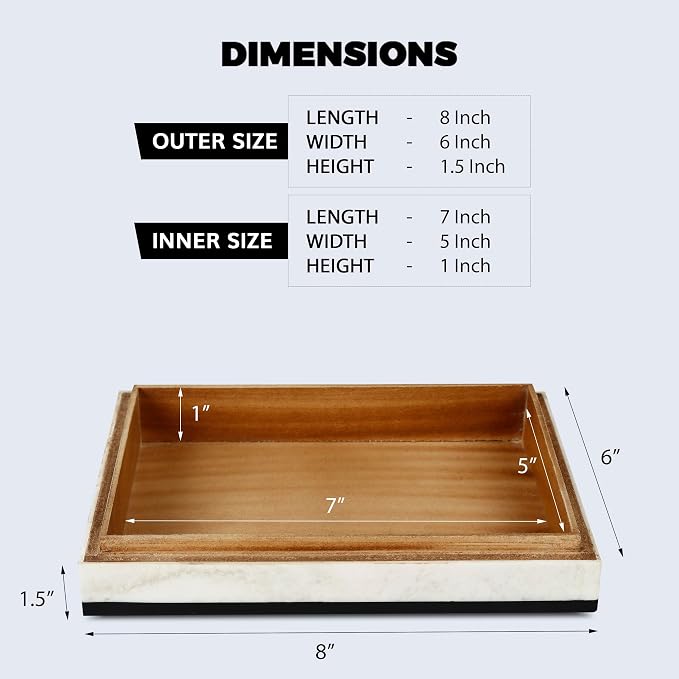 Handicrafts Home Slim Decorative Storage Box - Image 2