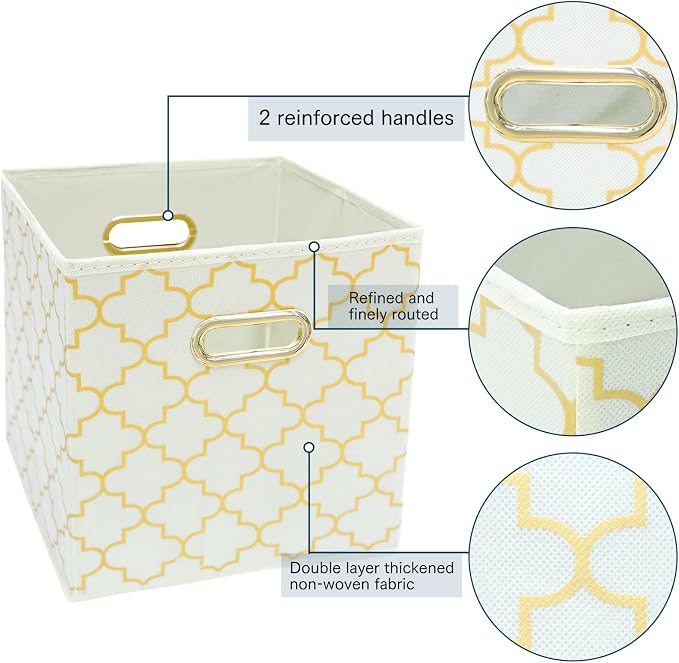 Fabric storage bins Cubes, Fabric Cube Organizer - Image 7
