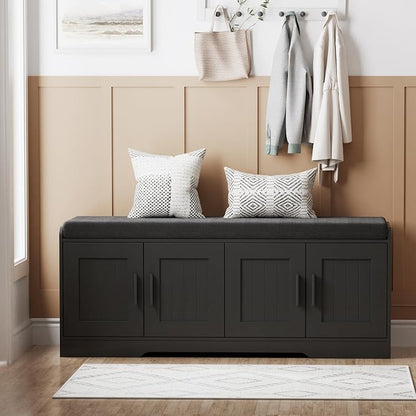 Homleke 2-Tier Storage Bench, Shoe Bench - Image 8