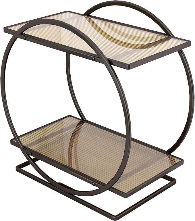 Perfume Organizer for Dresser, 2 Tier Vanity Makeup Organizer, Bathroom - Image 9