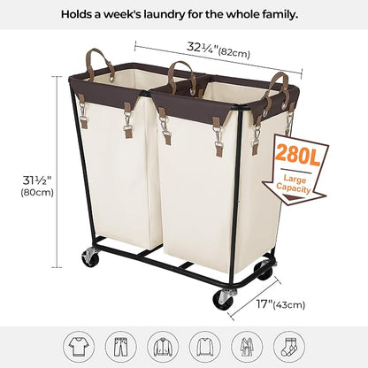 StorageWorks 280L Large Lanudry Hamper - Image 2