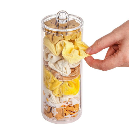 FABROK Clear Scrunchie Holder Stand, Hair Tie Organizer Stand by FABROK