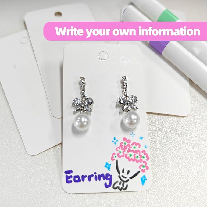 hitsuki White Earring Cards - Image 3