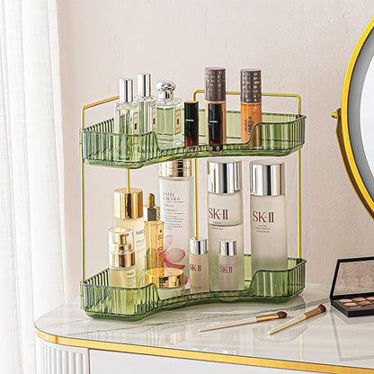2-Tier Corner Bathroom Counter Organizer – Storage Shelf by SHUANGQING