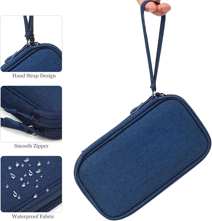 CAOODKDK Electronic Organizer Travel Cable Accessories Bag, Electronic - Image 8