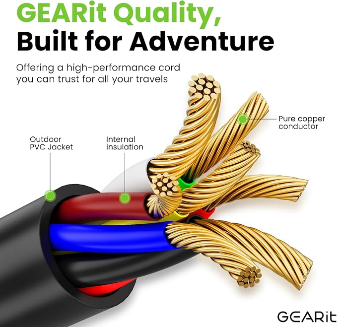 GEARit 7 Way Plug Inline Trailer Cord - Image 4