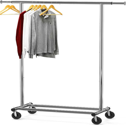 Simple Houseware Heavy Duty Clothing Garment Rack, Holds Up to 150 lbs by SimpleHouseware