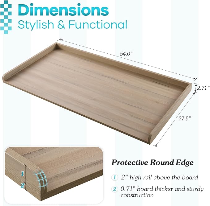 Kaboon Washer Dryer Countertop, Melamine Countertop - Image 3