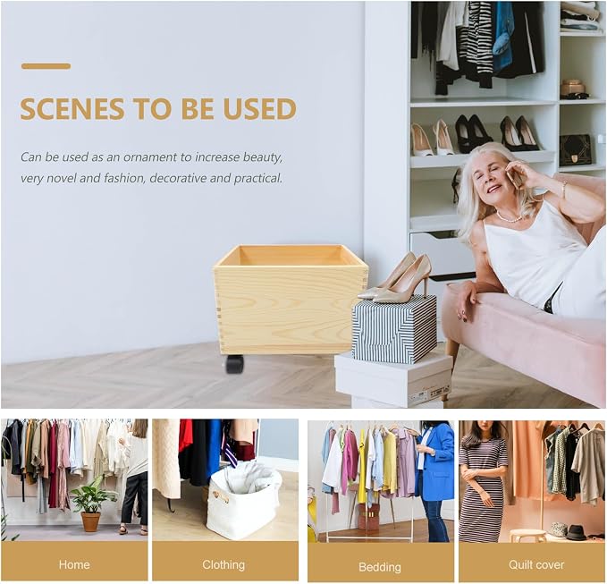 Cabilock Wooden Storage Box - Image 6
