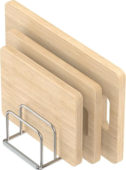 Cutting Board Organizer Stand Holder, 304 Stainless Steel Chopping Board Holder - Image 7