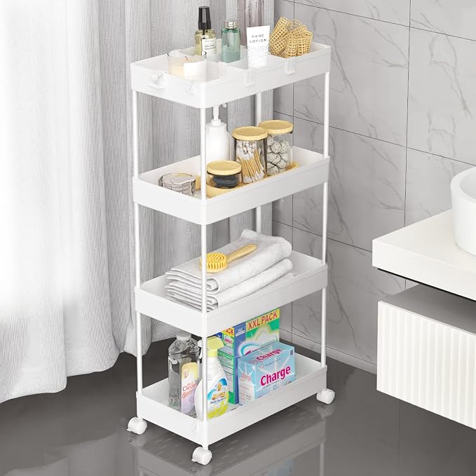 SPACELEAD 4 Tier Rolling Cart by Home
