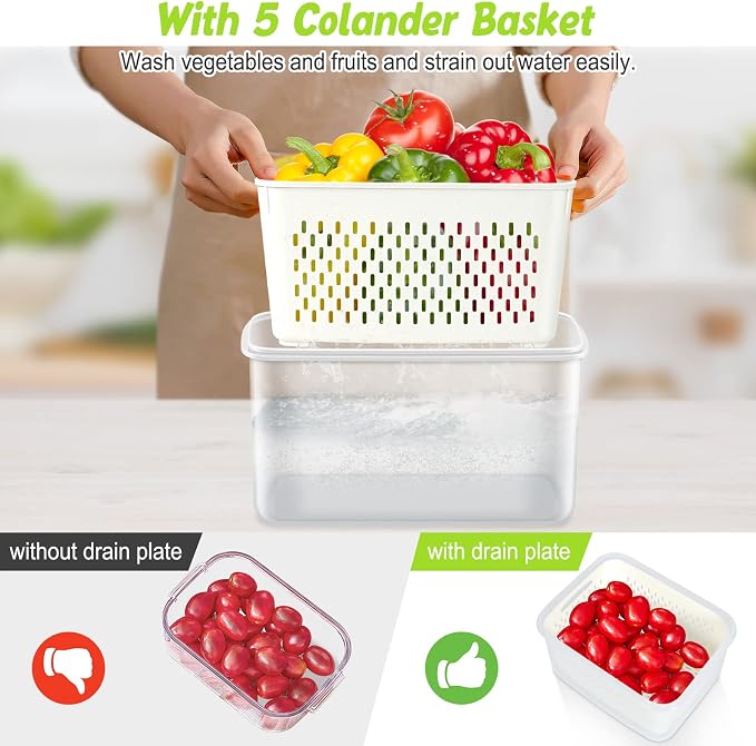 10 PS Fridge Food Storage Container - Image 6