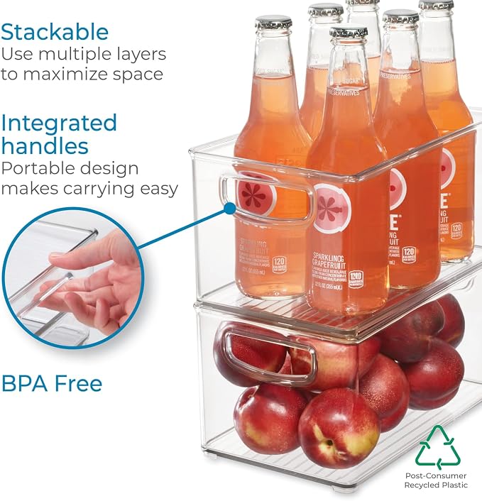 InterDesign iDesign Plastic Fridge and Freezer Organizer Bin - Image 4