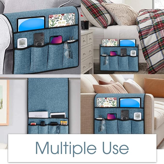 Joywell Remote Holder for Couch Non Slip Sofa Armrest Organizer Armchair Caddy - Image 5