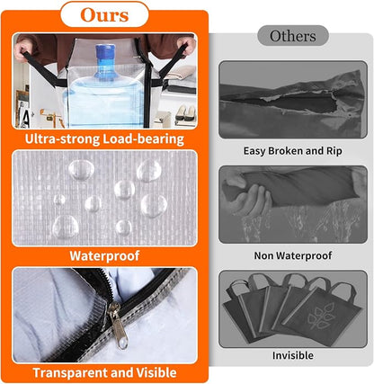 TasticTotes 4 Pack Clear Storage Bags - Image 5