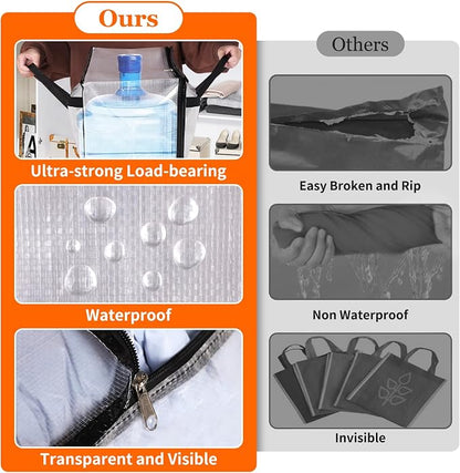 TasticTotes 4 Pack Clear Storage Bags - Image 5