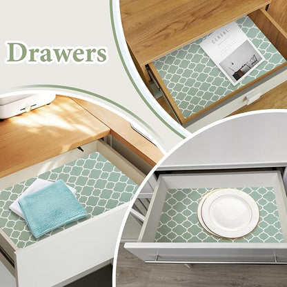 Shelf Liners for Kitchen Cabinets Non Adhesive Drawer Liner 12in x 30FT Light - Image 5