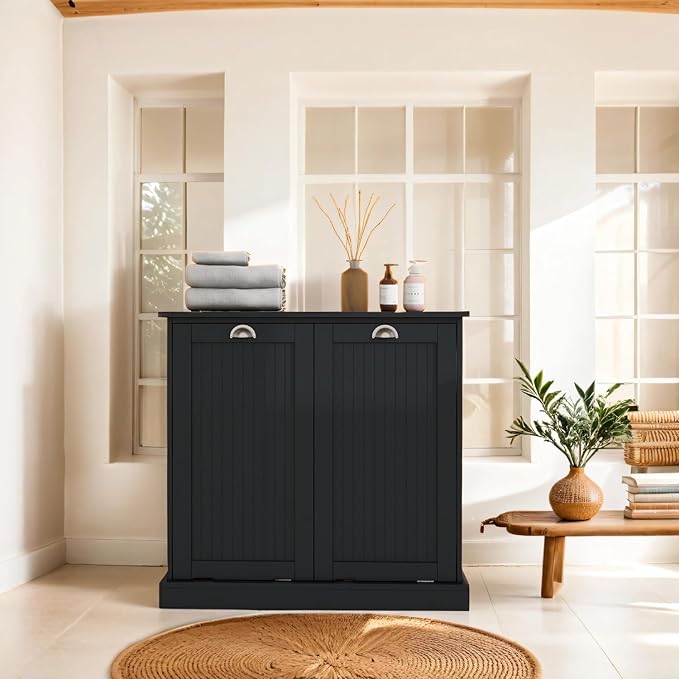 Tilt Out Laundry Hamper Cabinet by LOCSEAR