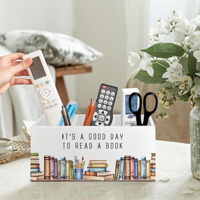 Book Lover Gifts Pen Pencil Holder Organizer - Image 2