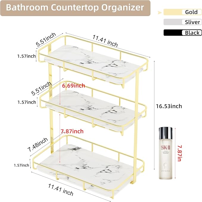 Bathroom Organizer Countertop Perfume Organizer Makeup Organizer Cosmetics - Image 4