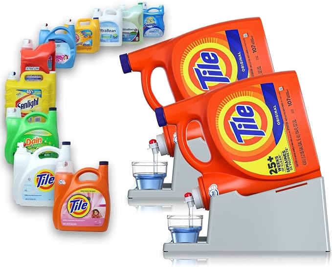 TidyFriend 2 Pack Liquid Laundry Detergent Holder Stand by Skywin