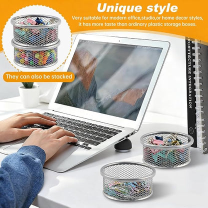 Paper Clip Holder With 50pcs Paper-Clips, Paperclip Holders, Mesh - Image 6