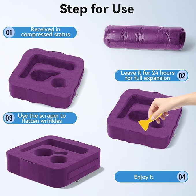 Couch Cup Holder Pillow, Sofa and Bed Caddy - Image 8