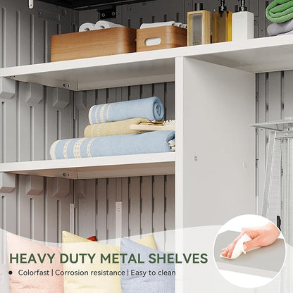 Aoxun Outdoor Resin Storage Shed - Image 2